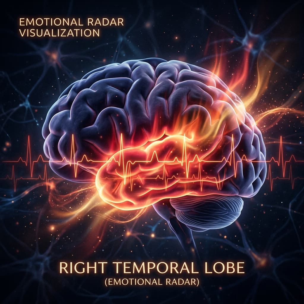 우측 측두엽 (Emotional Radar)