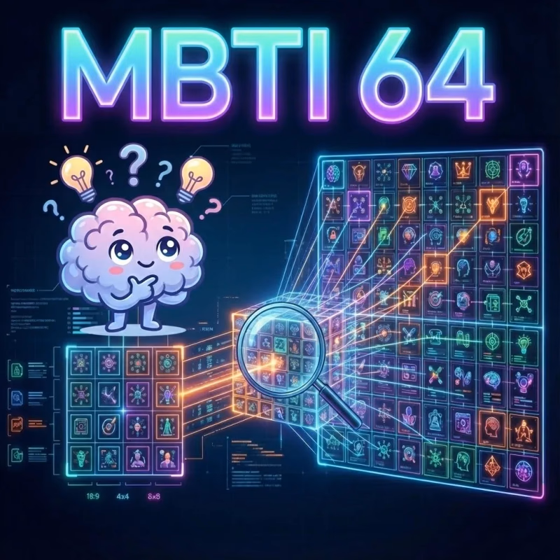 🧠 詳細 MBTI 64タイプ検査